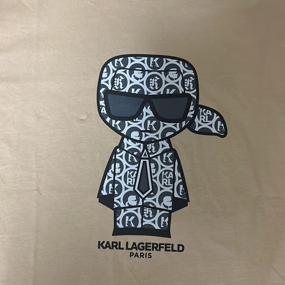 Karl Lagerfeld Paris Men's classic Personality Karl Tee Shirt size M - Picture 2 of 3